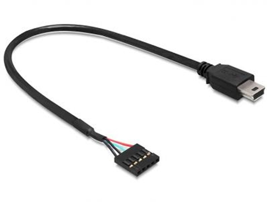 Picture of Delock Cable USB 2.0 pin header female  USB mini male 30 cm