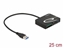 Picture of Delock Card Reader for XQD / SD / Micro SD memory cards + USB Type-A port