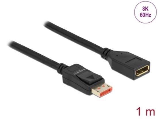 Изображение Delock DisplayPort extension cable 8K 60 Hz 1 m