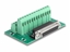 Attēls no Delock D-Sub 25 pin female to Terminal Block for DIN rail