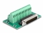 Attēls no Delock D-Sub 25 pin male to Terminal Block for DIN rail