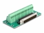 Attēls no Delock D-Sub 37 pin male to Terminal Block for DIN rail