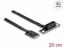 Изображение Delock M.2 Key A+E to PCIe x1 NVMe Adapter angled with 20 cm cable