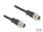 Picture of Delock M12 Cable X-coded 8 pin male to male PVC 2 m
