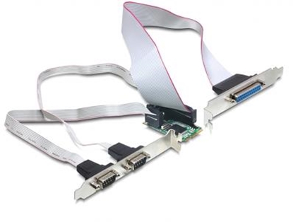 Изображение Delock MiniPCIe IO PCIe full size 2 x serial RS-232, 1 x parallel