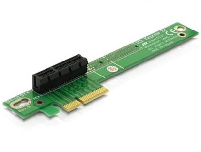 Attēls no Delock Riser card PCI Express x4 angled 90 left insertion