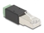 Picture of Delock RJ45 plug to Terminal Block Adapter 2 pin