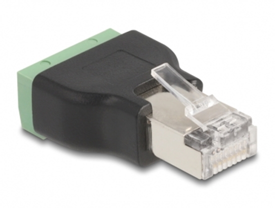 Picture of Delock RJ45 plug to Terminal Block Adapter 4 pin