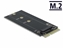 Picture of Delock SATA 22 pin male to M.2 Key B slot Adapter