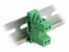 Picture of Delock Terminal Block Set for DIN Rail 2 pin with pitch 5.08 mm angled