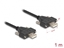 Picture of Delock USB 2.0 Cable Type-A male to male with screw distance 30 mm 1 m black