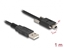 Picture of Delock USB 2.0 Cable Type-A male to Type Mini-B male with screw distance 13 mm 1 m black