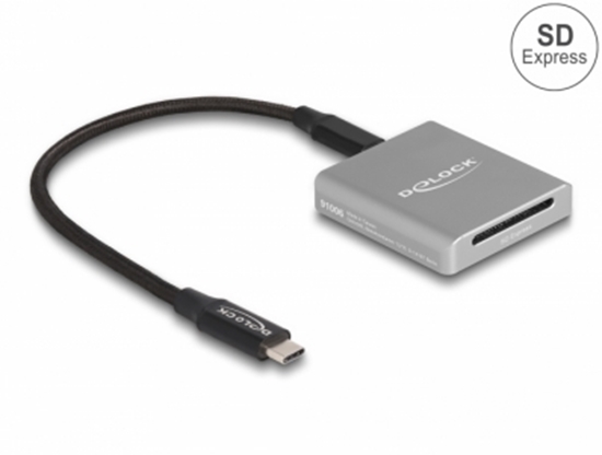Изображение Delock USB Type-C™ Card Reader for SD Express (SD 7.1) memory cards
