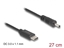 Attēls no Delock USB Type-C™ Power Cable to DC 3.0 x 1.1 mm male 27 cm