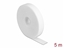 Attēls no Delock Velcro tape on roll L 5 m x W 20 mm white