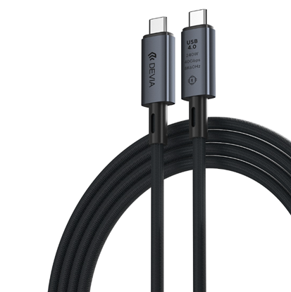 Picture of Devia Extreme 240W PD USB-C - USB-C 4.0 Cable 8K 1m