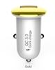 Изображение Devia Mushroom series car charger (QC3.0-18W) gold