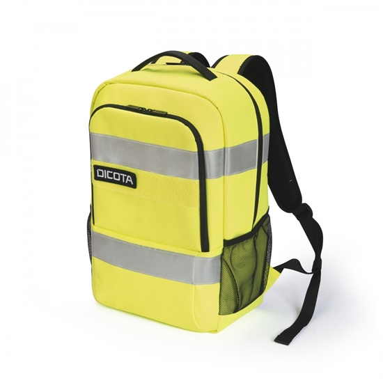 Picture of Dicota Backpack HI-VIS Base 24 litre yellow