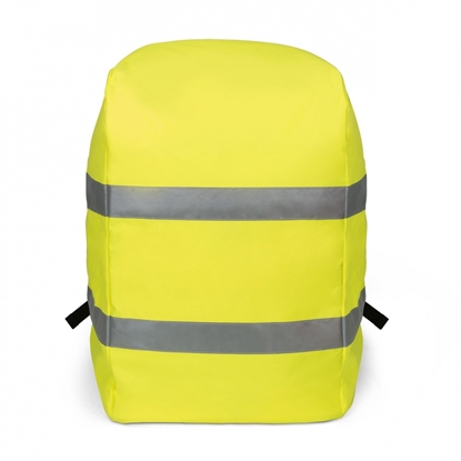 Attēls no Dicota Raincover HI-VIS 65 litre yellow