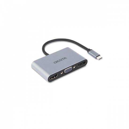 Изображение Dicota USB-C Portable 5-in1 Docking Station 4K HDMI/DP PD