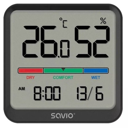 Изображение Digitālais termometrs Savio Temperature and Humidity Sensor 