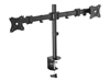 Picture of DIGITUS Universal Dual Monitor Stand with clamp mount