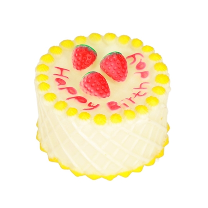 Изображение DINGO birthday cake diameter 9.5 cm - dog toy - 1 piece