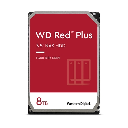 Attēls no Dysk serwerowy WD Red Plus 8TB 3.5'' SATA III (6 Gb/s)  (WD80EFPX)