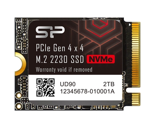 Picture of Silicon Power SSD | UD90 2230 | 1000 GB | Solid-state drive interface PCIe Gen 4x4 | Read speed 4900 MB/s | Write speed 3200 MB/s