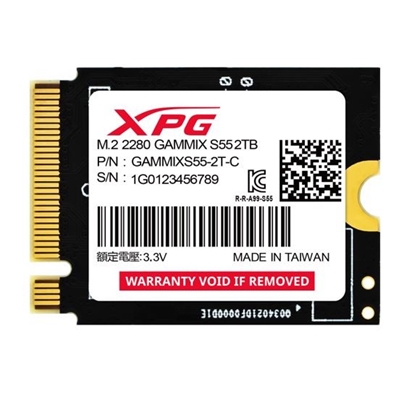 Attēls no Dysk SSD XPG GAMMIX S55 2TB PCIe 4x4 5/3.2GB/s M2230 