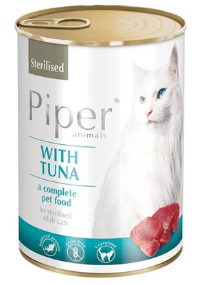Attēls no DOLINA NOTECI Piper Sterilised with tuna - wet cat food - 400g