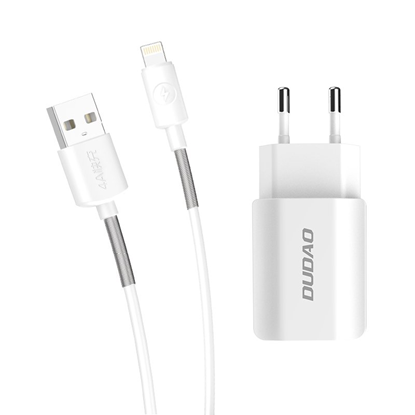 Picture of Dudao 2x USB mājas USB ceļojuma ES adapteris siena