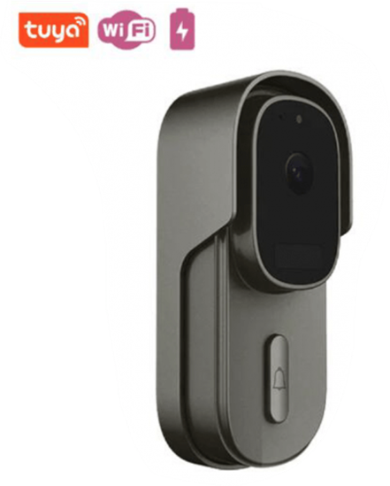 Изображение Durvju zvans ar kameru | Akumulatoru | WiFi | Ārtelpu | 2MP | Tuya APP Android un iOS