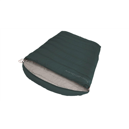 Picture of Easy Camp | Moon 200 Double | Sleeping Bag | 220 x 150 cm | 2 way open - auto lock, L-shape | Teal