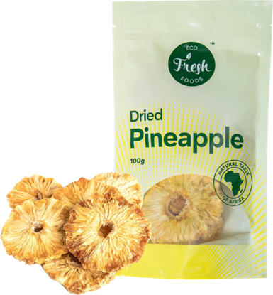 Attēls no Eco fresh foods Dried pineapple 100 g