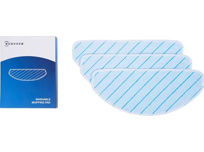 Изображение Ecovacs | Washable Mopping Pad | 3 pc(s) | Blue