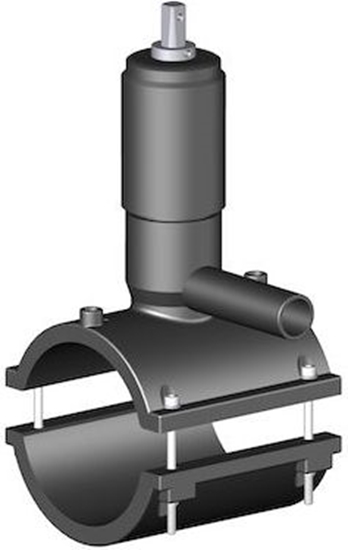 Изображение Elektrometināms sedls ar aizbīdni D110/63mm, SDR11