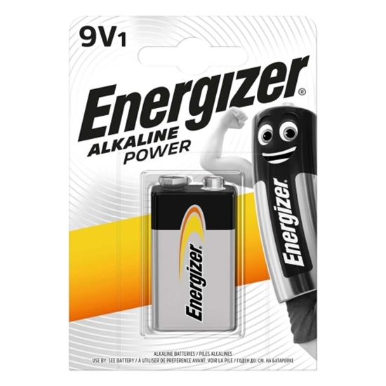 Picture of Energizer 6LR61-1BB Alkaline Power (6LR61) BLISTER PACK 1PCS.