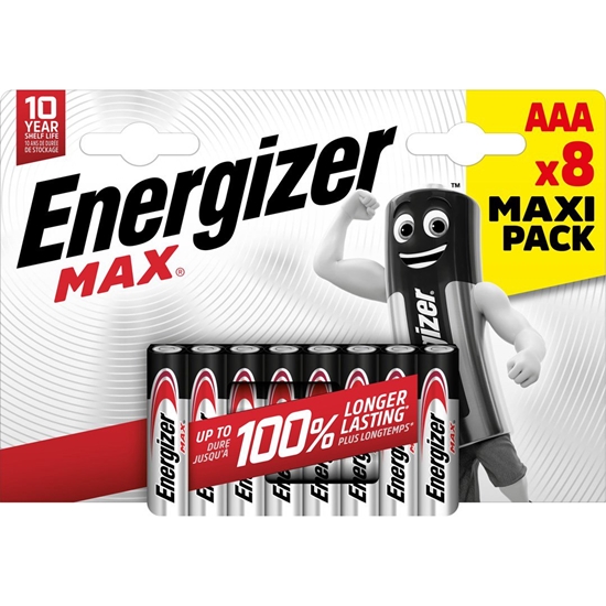 Изображение Energizer BATERIE ENERGIZER MAX AAA LR03 /8 ECO