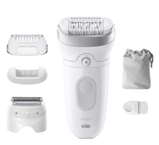 Изображение Braun SE7-041 Silk épil 7 Epilator, White/Silver