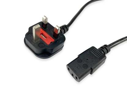 Attēls no Kabel zasilający Equip Equip 112300 power cable Black 2 m BS 1363 C13 coupler 4015867227077