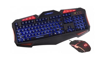 Attēls no Esperanza EGK3000 Set Keyboard + wired backlit mouse