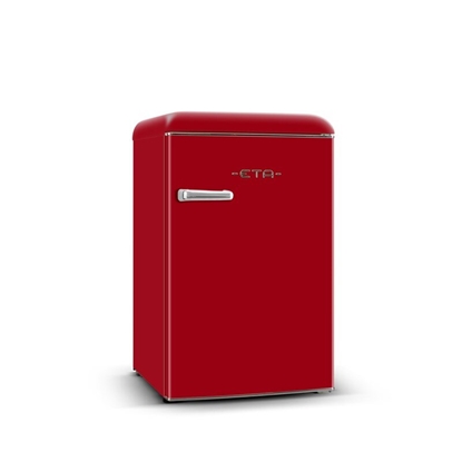 Attēls no ETA | Refrigerator | ETA253690030E | Energy efficiency class E | Free standing | Larder | Height 90 cm | Fridge net capacity 92 L | Freezer net capacity 18 L | 38 dB | Red