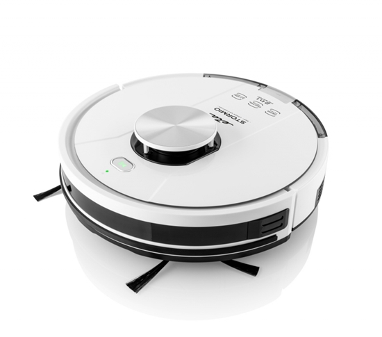 Изображение ETA | Vacuum Cleaner Robot | ETA423790000 Stormio | Wet&Dry | Operating time (max) 120 min | Li-Ion | 2400 mAh | Dust capacity 0.6 L | White