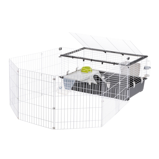 Picture of FERPLAST Parkhome 100 - cage for rodents - 95 x 177.5 x 56cm