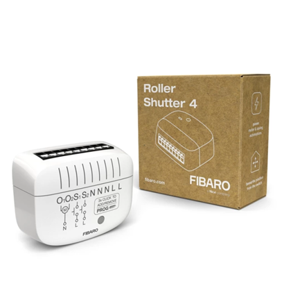 Attēls no Fibaro | Roller Shutter 4, Z-Wave Plus EU | FGR-224 ZW8 868,4 MHz