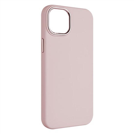 Picture of Fixed | MagFlow | Back cover | Apple | iPhone 15 | Liquid silicon | Pink