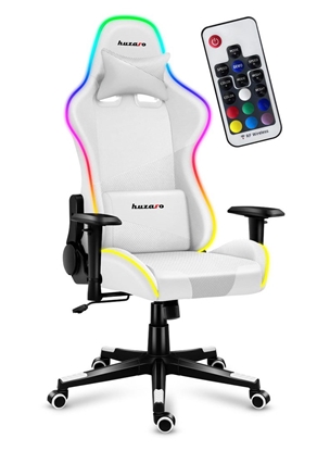 Attēls no Fotel Huzaro Force 6.2 White RGB