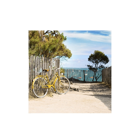 Picture of Foto glezna 30x30cm YELLOW BIKE