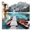 Picture of Foto glezna 30x30cm TYROL BOATS